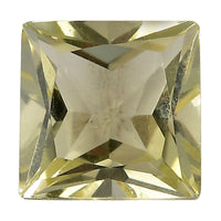 Princess Cut Green Gold Quartz (Sqr 6.25 mm) 0.95 ctw Loose Gemstone
