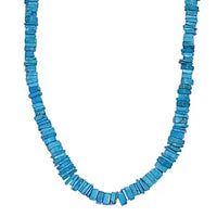 Turquoise 100.00 ctw Necklace in Vermeil YG Over Sterling Silver 18 Inches