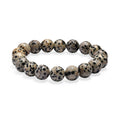 Dalmation Jasper Beaded 1.80 ctw Stretch Bracelet - Sticky add to cart bar