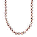 Pink Freshwater Pearl and Orissa Rhodolite Garnet 10.00 ctw Necklace - Sticky add to cart bar