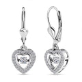 Luxuriant Lab Grown Diamond G-H SI 0.40 ctw Earrings in Rhodium Over Sterling Silver - Sticky add to cart bar