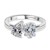 950 Platinum Luxuriant Lab Grown Diamond (E-F, VS) Ring (Size 8.0) (4.80 g) 2.00 ctw