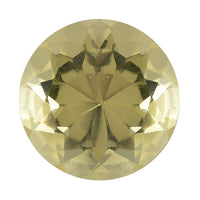 Lemon Quartz (Rnd 12 mm) 4.40 ctw Loose Gemstone
