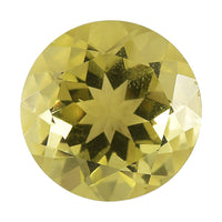 AAA Green Gold Quartz (Rnd 11 mm) 4.20 ctw Loose Gemstone
