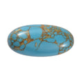 Blue Turquoise (Ovl 16x8 mm) 4.60 ctw Loose Gemstone - Sticky add to cart bar