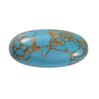 Blue Turquoise (Ovl 16x8 mm) 4.60 ctw Loose Gemstone