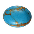 Blue Turquoise (Ovl 9x7 mm) 1.68 ctw Loose Gemstone - Sticky add to cart bar
