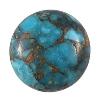 AA Blue Turquoise (Rnd 12 mm) 4.65 ctw Loose Gemstone