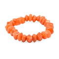 Faceted Freeform Red Aventurine 176.10 ctw Stretch Bracelet (6-7In) - Sticky add to cart bar