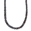 Grey Pearl (D) Necklace in Stainless Steel 18 Inches - Sticky add to cart bar