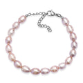 Lavender Pearl Bracelet in Stainless Steel (7.25-9.25In) - Sticky add to cart bar