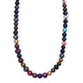 Multi Color Pearl (D) Necklace (28 Inches) - Sticky add to cart bar