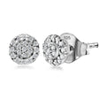 D'Joy Diamond Stud Earrings in Rhodium Over Sterling Silver 0.23 ctw - Sticky add to cart bar