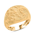 Italian Antique Stencil Ring in 10K Yellow Gold (Size 7.0) 2.21 Grams - Sticky add to cart bar