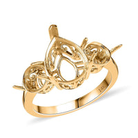 14K Yellow Gold Mounting Ring (Size 7.0)