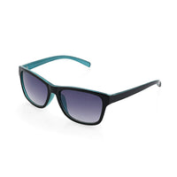 Adrienne Vittadini Sporty Fashion Square Sunglasses -White on Aqua