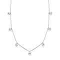 Rhapsody Coin Charm Necklace in 950 Platinum 5 Grams 18 Inches - Sticky add to cart bar