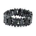 Tigers Eye 150.70 ctw Plain Princess Stretch Bracelet - Sticky add to cart bar