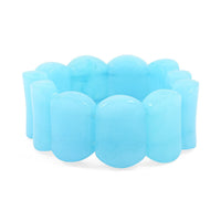 Amazonite 417.95 ctw Cushion Stretch Bracelet
