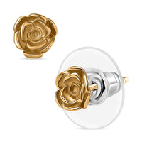 D'Joy in 18K Vermeil Yellow Gold Over Sterling Silver Floral Earrings 1.38 Grams
