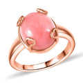 Vinicunca Peruvian Opal 4.20 ctw Ring in 18K Rose Gold Plated Sterling Silver (Size 6.5) - Sticky add to cart bar