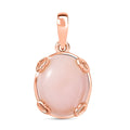 D'Joy Vinicunca Peruvian Opal 4.20 ctw Solitaire Pendant in 18K Rose Gold Plated Sterling Silver - Sticky add to cart bar