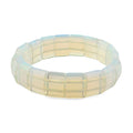 White Opalite 157.25 ctw Stretch Bracelet - Sticky add to cart bar