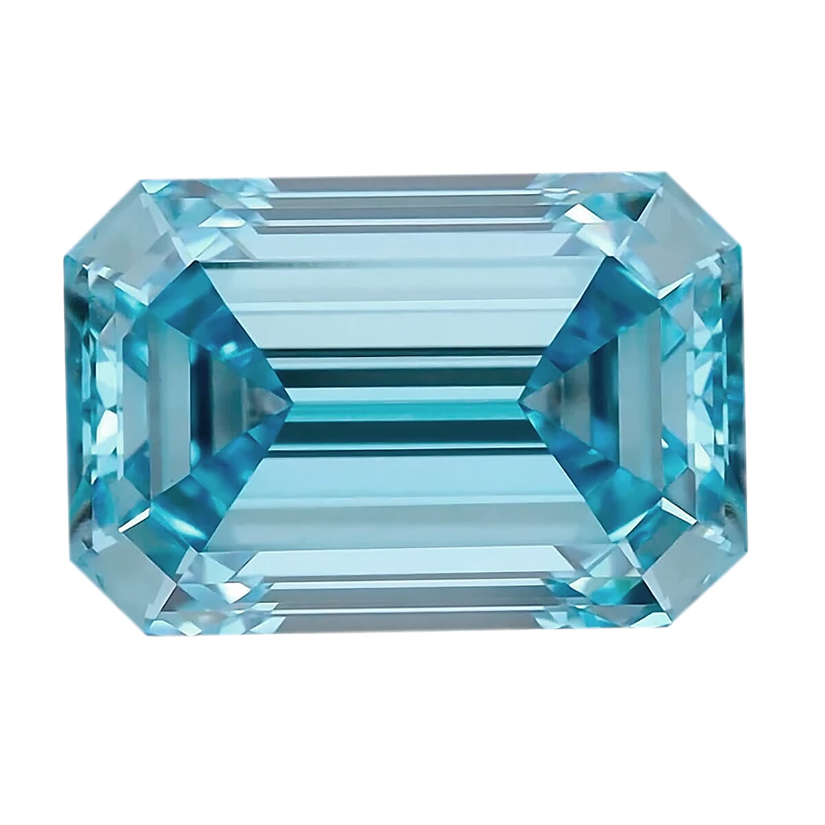 IGI Certified Luxuriant Lab Grown Blue Diamond (Emerald Cut) (VS2) 2.00 ctw