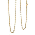 14K Yellow Gold 3mm Filk Chain Necklace 24 Inches 5.93 Grams - Sticky add to cart bar