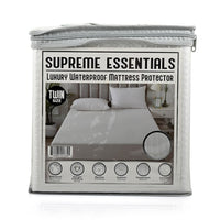 Supreme Living Wave Design Luxury Waterproof Mattress Protector -Queen