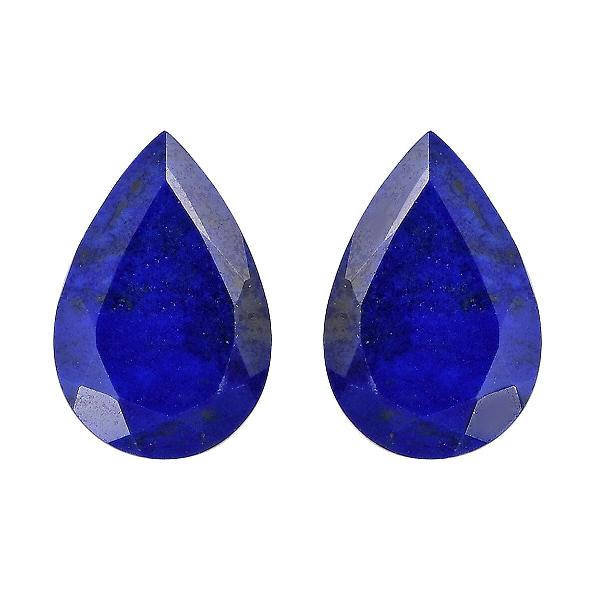 Lapis Lazuli Set of 2 (Pear 9x6 mm) 1.89 ctw Loose Gemstone