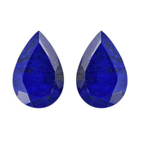 Lapis Lazuli Set of 2 (Pear 9x6 mm) 1.89 ctw Loose Gemstone