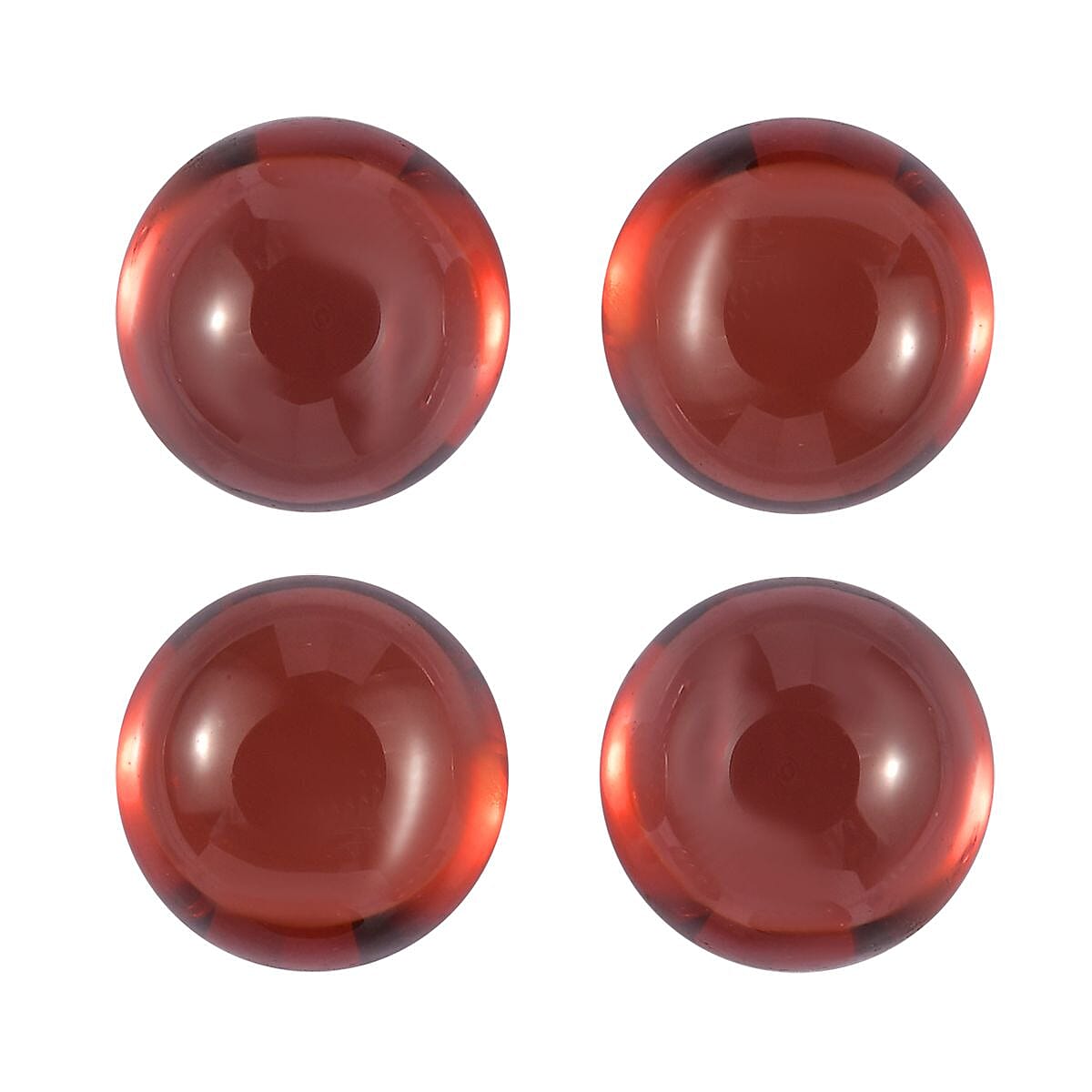 Mozambique Garnet Set of 4 (Rnd 5 mm) 2.31 ctw Loose Gemstone