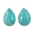Amazonite Set of 2 (Pear 7x5 mm) 1.32 ctw Loose Gemstone - Sticky add to cart bar