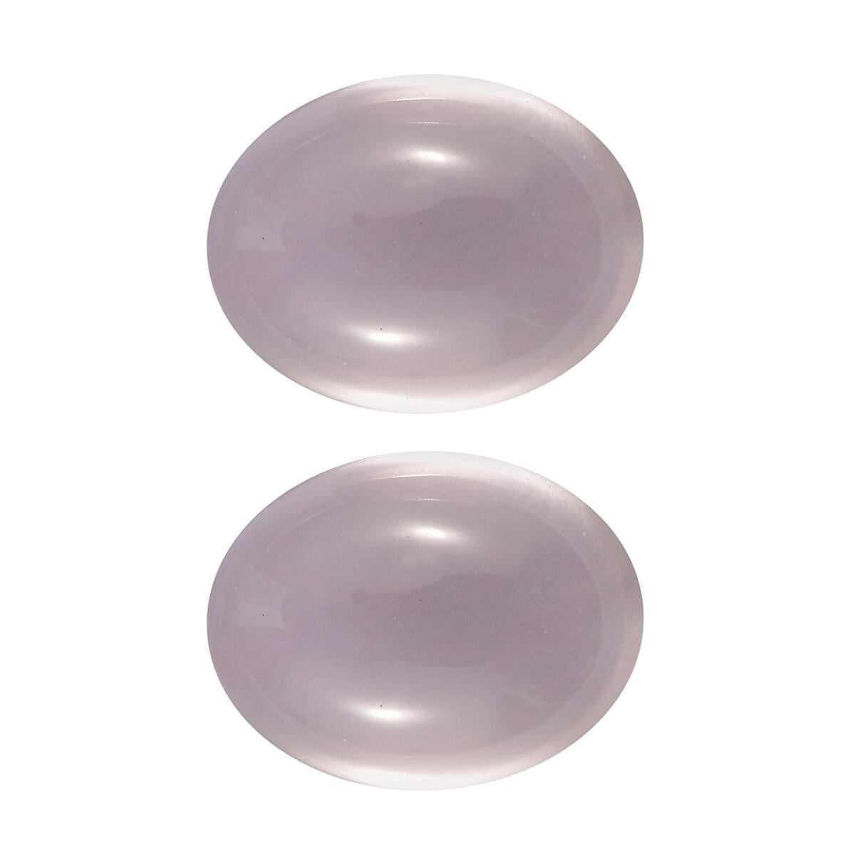 Galilea Rose Quartz Set of 2 (Ovl 9x7 mm) 3.47 ctw Loose Gemstone