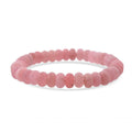 Cherry Quartz Beaded 103.00 ctw Stretch Bracelet - Sticky add to cart bar