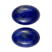 Lapis Lazuli Set of 2 (Ovl 7x5 mm) 1.52 ctw Loose Gemstone