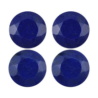 Lapis Lazuli Set of 4 (Rnd 7 mm) 3.96 ctw Loose Gemstone
