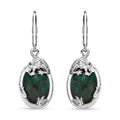 EverTrue Chrysocolla 13.40 ctw Dragon's Embrace Earrings in Platinum Bond and Stainless Steel - Sticky add to cart bar