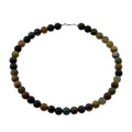 Indian Agate Beaded 351.45 ctw Necklace 18 Inches in Sterling Silver - Sticky add to cart bar