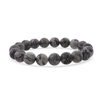 Map Jasper 151.85 ctw Beaded Stretch Bracelet