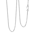950 Platinum Sleek Curb Chain Necklace 20 Inches 3.10 Grams - Sticky add to cart bar