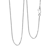 950 Platinum Sleek Curb Chain Necklace 20 Inches 3.10 Grams