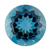 AAAA London Blue Topaz (Rnd 12 mm) 8.00 ctw