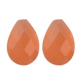 Peach Moonstone Set of 2 (Pear 6x4 mm) 0.45 ctw Loose Gemstone - Sticky add to cart bar