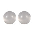 White Moonstone Set of 2 (Rnd 5 mm) 1.00 ctw Loose Gemstone - Sticky add to cart bar