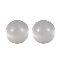 White Moonstone Set of 2 (Rnd 5 mm) 1.00 ctw Loose Gemstone