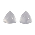 White Moonstone Set of 2 (Trl 5 mm) 0.81 ctw Loose Gemstone - Sticky add to cart bar