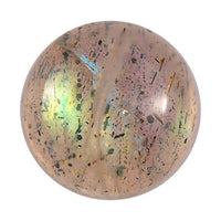 Malagasy Labradorite Set of 2 (Rnd 5 mm) 0.50 ctw Loose Gemstone