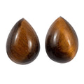 Tigers Eye Set of 2 (Pear 7x5 mm) 1.81 ctw Loose Gemstone - Sticky add to cart bar